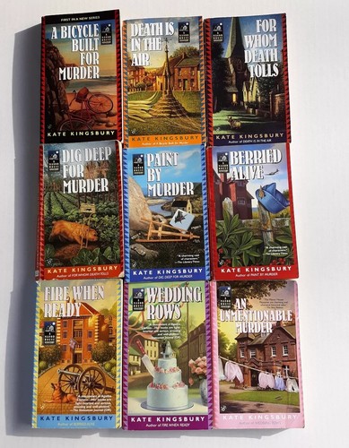 Manor House Mystery Series Complete Set of 9 Paperbacks Kate Kingsbury