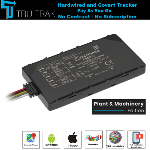 TruTrak GPS Tracker for Plant, Forestry Agricultural & Contruction