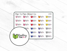 2448 Reading Time Planner Stickers.