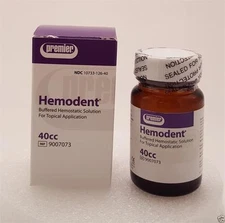 Dental Premier Hemodent Buffered Hemostatic Solution 4 Topical Application