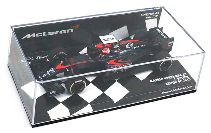 Minichamps McLaren Honda MP4-30 #22 British GP 2015 - Jenson Button 1/43 Scale - Image 4 of 4