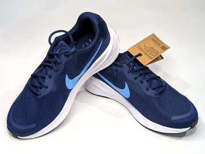 Nike Revolution 7 Blue Void Men's Running Shoes - Size 12 NWB X-WIDE 4E