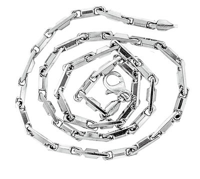 Neu 3 mm glänzende Pfeil Gliederkette Halskette echt 925 Sterling Silber 20 cm lang