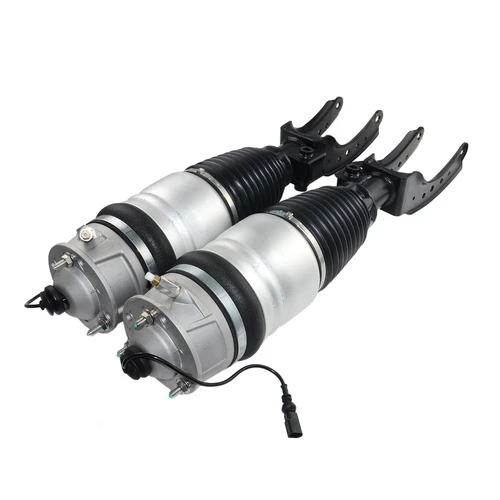 Par de amortiguadores de suspensión neumática delanteros para Porsche Cayenne 92A VW Touareg 7P5 7P6 - Imagen 2 de 9