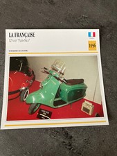 CARTE FICHE MOTO collection ATLAS LA FRANCAISE 125 CM3 PARIS NICE