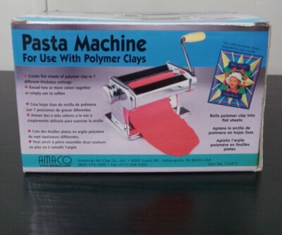 Amaco Pasta Machine For Use With Polymer Clays and Soft Metal Sheets 12381S