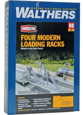 Walthers HO Scale ~ New 2025 ~ Modern Loading Racks ~ 4 Pack ~ Kit ...