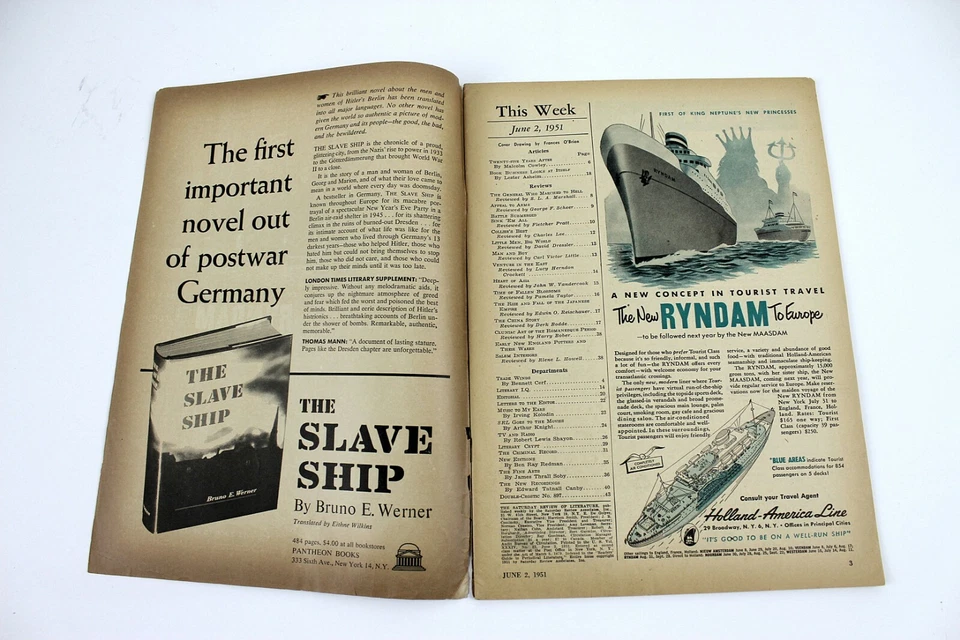 Saturday Review of Literature Magazine June 2, 1951 Robert E Lee Biography Cover Foto 3 de 4