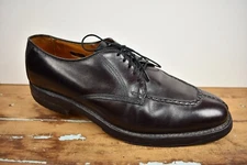Allen Edmonds Dellwood Black Split Moc Toe Lace Up Blucher Size: 9D
