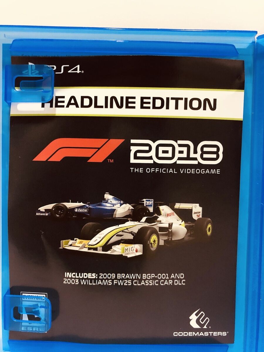 F1 2018 Headline Edition - PlayStation 4, PlayStation 4