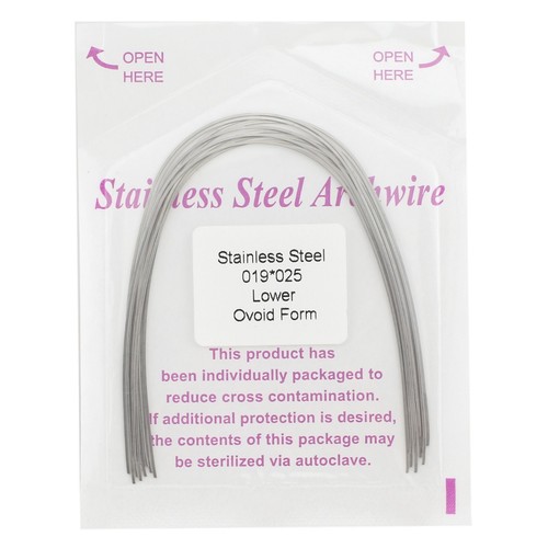 100PC Dental Orthodontic Arch Wire Stainless Steel Ovoid Form Round Rectangular - Picture 50 of 51