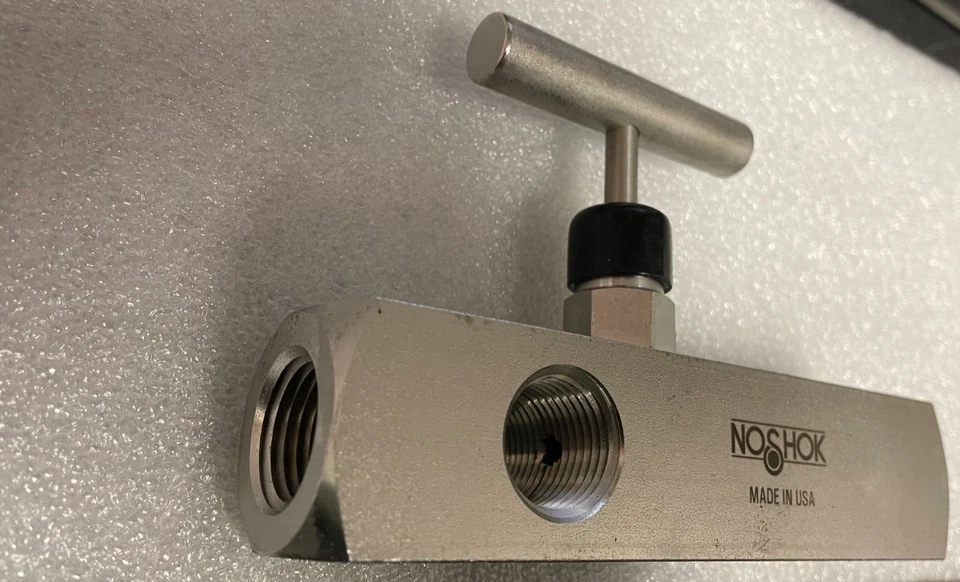 1/2" NPT 316SS MULTIPORT NEEDLE VALVE NOSHOK, 10K PSI, USA MADE FREE SHIPPING - Image 4 of 4