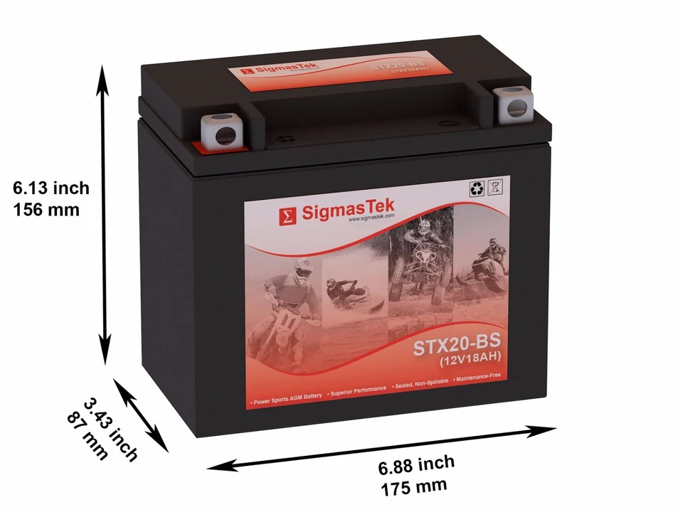 Harley-Davidson 1000CC XLX-61, XR1000, 83-85 battery Replacement by SigmasTek Foto 2 de 3