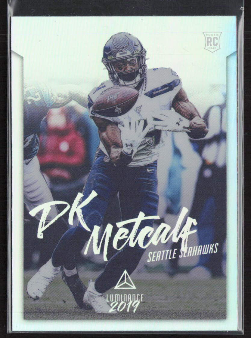 2019 Panini Chronicles #217 DK Metcalf Luminance Silver Holo Rookie