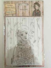 Docrafts Santoro London Willow Rubber Stamp Set Souvenir D'Hiver