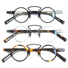 Hand Made Acetate Retro Small Round Eyeglass Frames Luxury Design Glasses