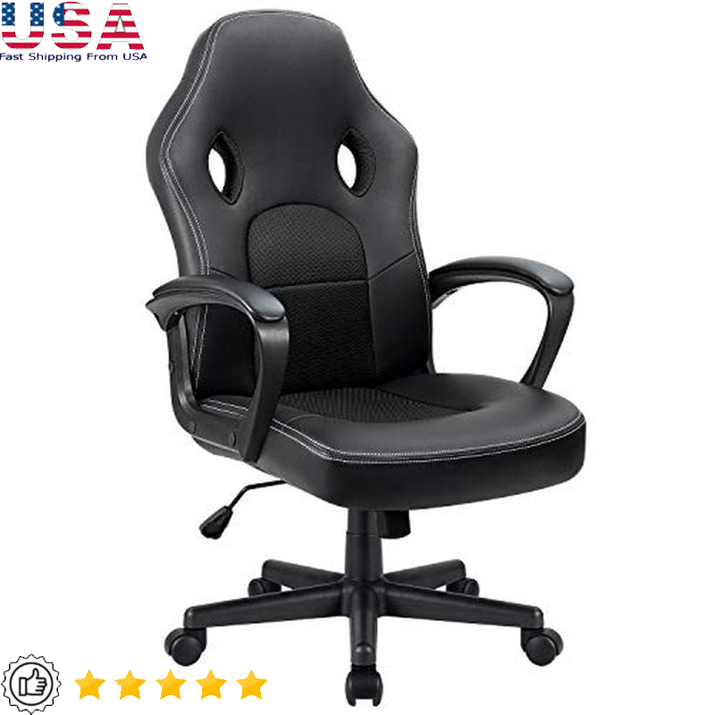 Ergonomic High Back Gaming Chair with Adjustable Lumbar Support and Swivel