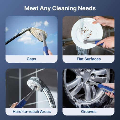 Electric Cordless Cleaning Brush Spin Scrubber Scrub Cleaner Battery Powered US - Picture 5 of 7