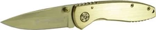 Smith & Wesson Executive Folder GOLD Plain CK110GL NEW