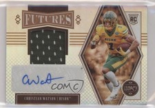 2022 Panini Legacy Futures 248/249 Christian Watson #FP-CW Patch Auto 2u6