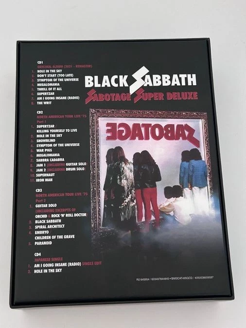 Black Sabbath - Sabotage - 4 CD Super Deluxe Box  - Neuwertig! - Bild 2 von 2