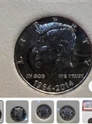 2014 JOHN F KENNEDY HALF $ Design 1/10 Troy Oz .999 ART ROUND Single Pc Free SH