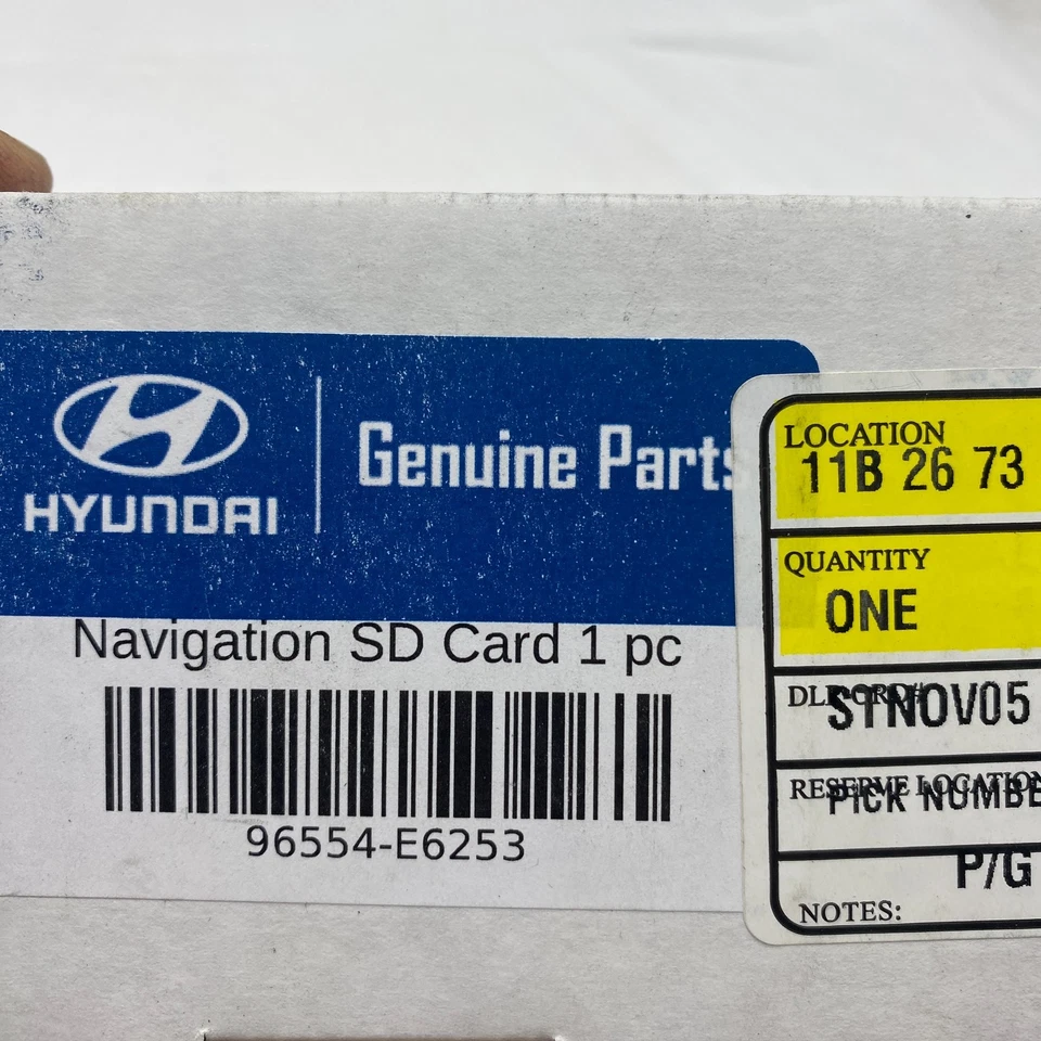 HYUNDAI GENUINE PARTS 96554-E6253 EXTERNAL MEMORY-MAP NAVIGATION 96554E6253 - Image 2 of 4