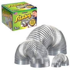 Just Play The Original Slinky Brand Fidget Toy Pack: 1 Giant, 1 Classic, a