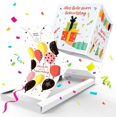 Notta&Belle FEEL LOVE EVERY MINUTE «BOOM!» Geburtskarte, Explodierende K