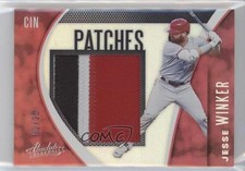 2021 Panini Absolute Patch Holo Silver 2/25 Jesse Winker #PAT-JW Patch 04g8