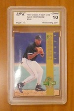 1993 Classic 4 Sport Gold #260 Alex Rodriguez Mint Grading 10 Gem Mint