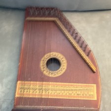 Vintage Wooden Zither/Lap Harp Early 1900s
