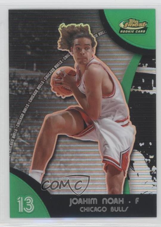2007-08 Topps Finest Green Refractor 42/149 Joakim Noah #81 Rookie RC 2e6