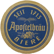 ALTER BIERDECKEL Brauerei Apostelbräu Worms ...