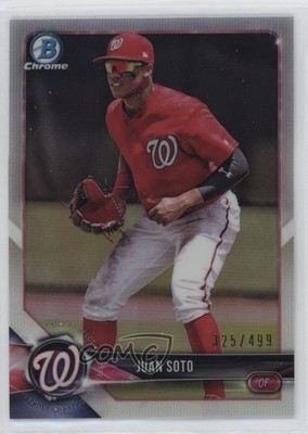 2018 Bowman Chrome Prospects Refractor 325/499 Juan Soto #BCP52 Rookie RC 0w7