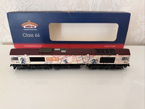 Transporte para Londres Bachmann Branchline 32-979U clase 66/7 66721 (mapa de tubos) | Zustand: Used