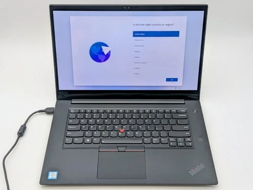 ThinkPad P1 15" UHD 4K Touch I7-8850H 512GB 16GB W11P Quadro P1000 *READ*