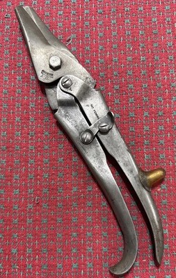 Vintage Chas Klenk Tin Snips Wilm. Del. Airplane Logo Pat. Pending  