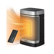 Atom One Space Heater with Remote, 70°Oscillating Electric Heaters with Digital