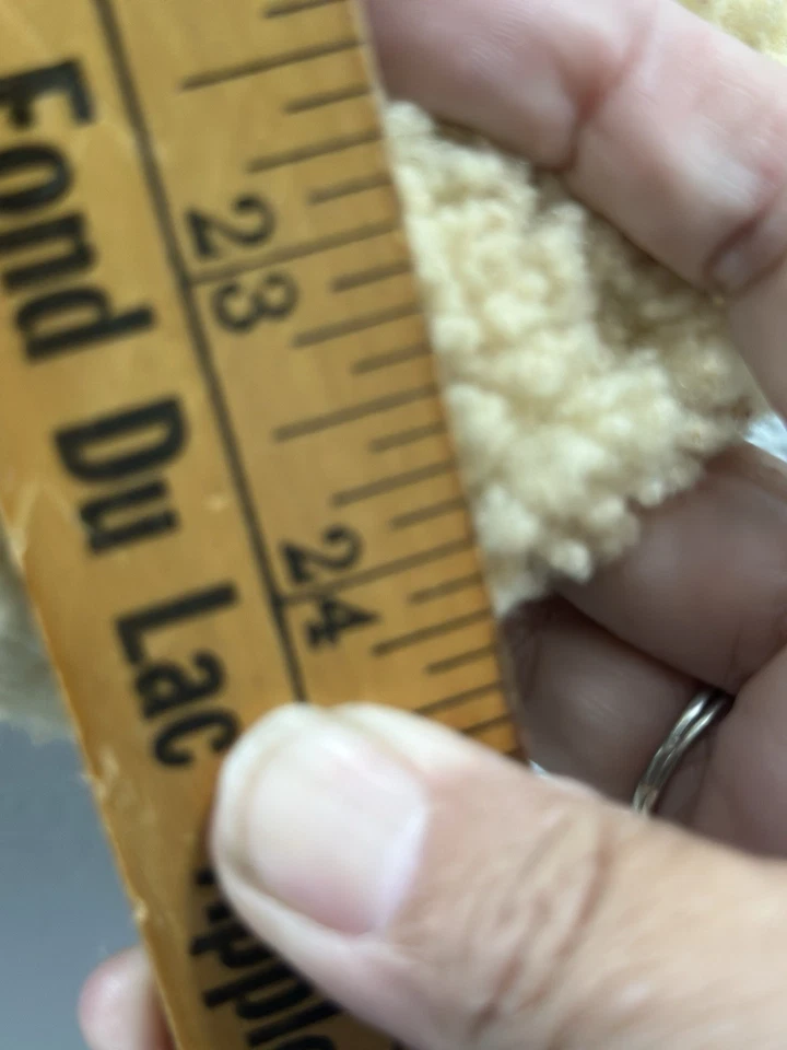 Custom Handcrafted Men's Suede Sheepskin Shearling Coat Jacket Double VGC - Image 2 of 4