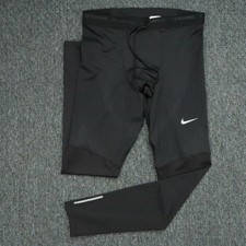 Nike Pants Mens Medium Black Phenom Elite Tight Running Dri FIT Performance