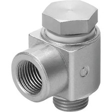 1PC FESTO CORPORATION LJK-1/8 Fitting, elbow, hollow bolt, air, G1/8 female to