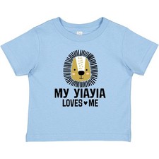 Inktastic My YiaYia Loves Me Grandkids Baby T-Shirt Yia Yia-yia Grandbaby Childs