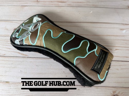 *NEW* Scotty Cameron Gallery Exclusive Camo & Tiffany Tour Crown Headcover Black