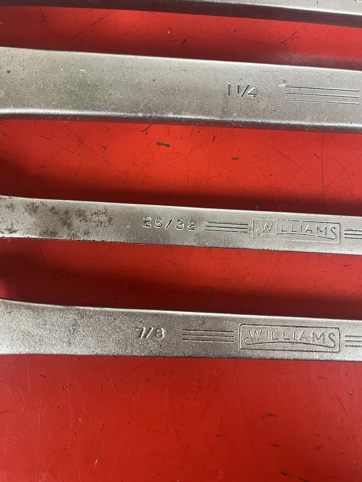 Большой коробчатый гаечный ключ Williams SAE набор из 12 предметов - Изображение 4 из 4