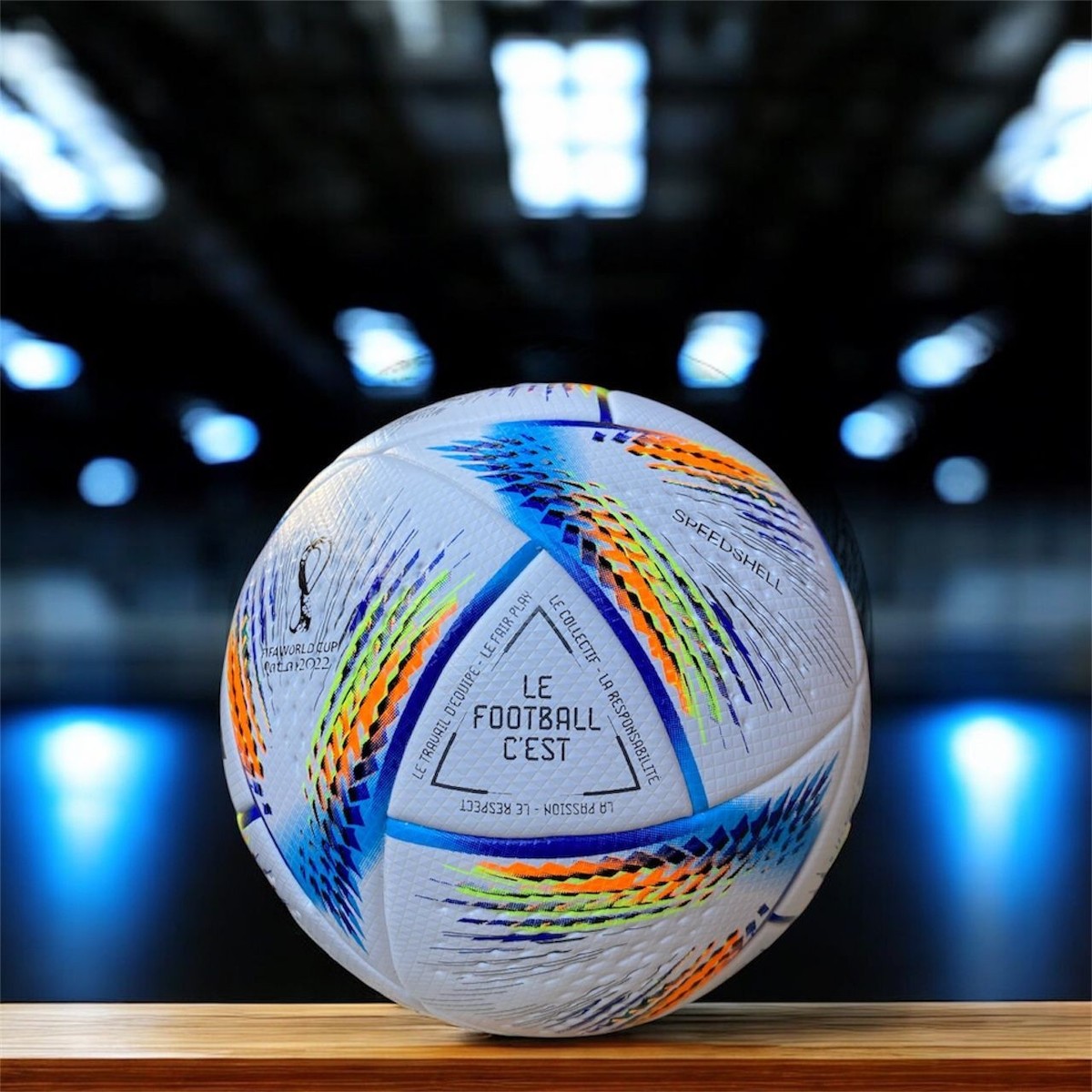 Adidas AL RIHLA FIFA World Cup Qatar 2022 Soccer Ball Size 5 | eBay