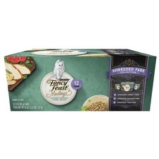 Wet Kitten Food Shredded Variety Pack 3 oz Cans 12 Count