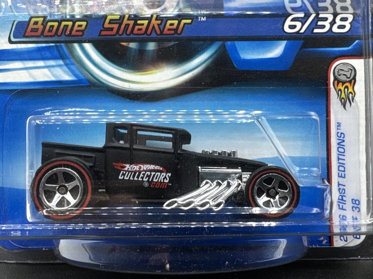 ホットウィール 2006 RLC APOLOGY CAR BONE SHAKER 2006 Hot Wheels BLACK BONE SHAKER FACTORY SEALED RLC APOLOGY