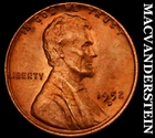 1952-D Lincoln Wheat Cent- Red- Choice Gem Brilliant Uncirculated Luster #i9318