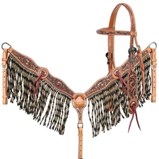 Showman Twisted Vine Browband Headstall and Breastcollar Set